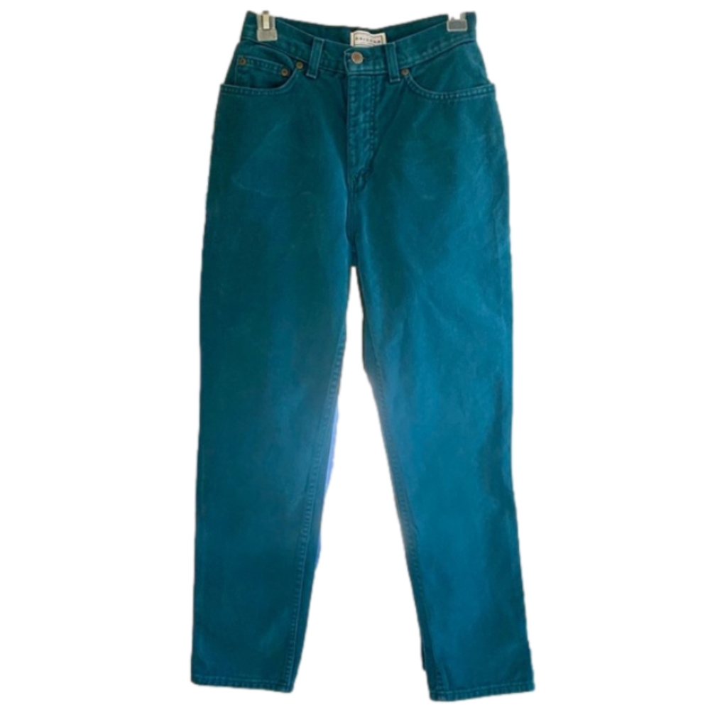 Vintage Arizona 90’s High Waisted Green Mom Jeans